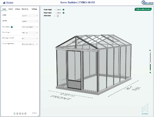 Configurateur 3D Euro-Serre
